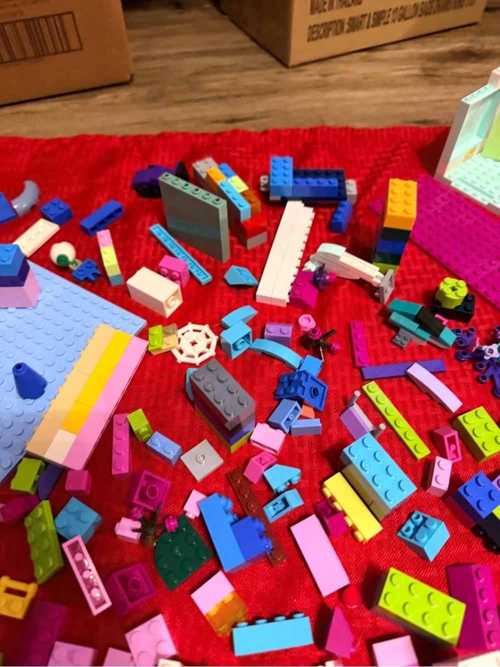 Lego lot with Azari Firedancer mini figure